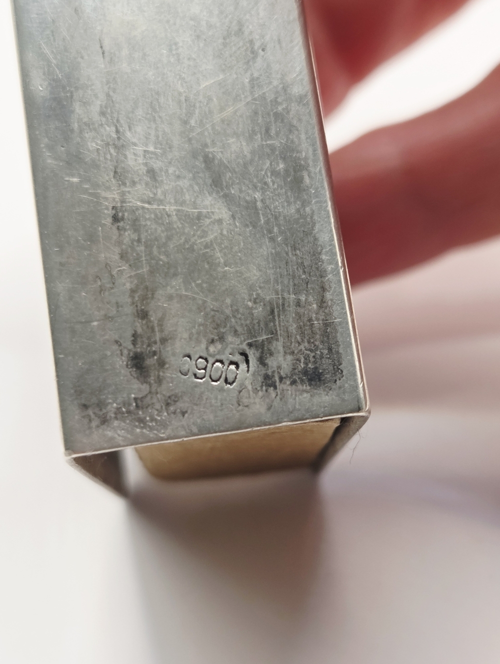 Vtg Silver 900 Fine Pictorial Everyday Life Match Holder With Vintage Matches - Picture 15 of 15